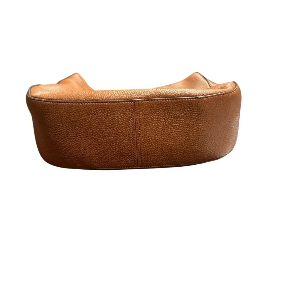 kate spade Brown Pebbled Leather Shoulder Bag